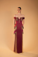 Imperial Fringe Gown