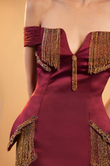 Imperial Fringe Gown