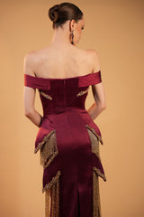 Imperial Fringe Gown