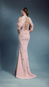 Pale Pink Crystal Dress