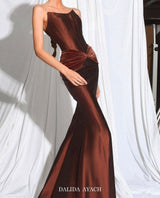 The Mocha Mousse Siren Gown