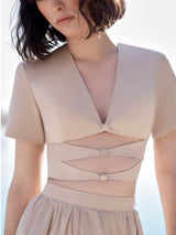 Beige Poplin Set