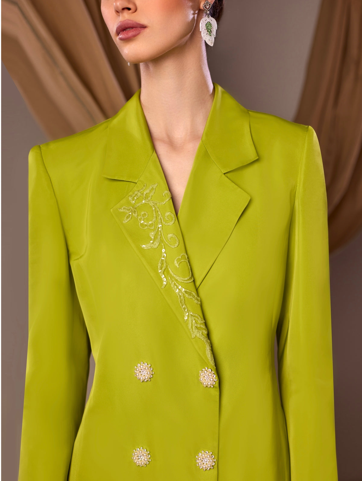 tuxedo dress green Green tuxedo dress  Dalidaayach